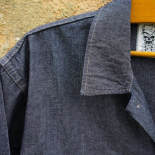 Load image into Gallery viewer, Chemise CISO Utility - Chambray dark navy