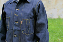 Load image into Gallery viewer, Veste de travail en denim japonais
