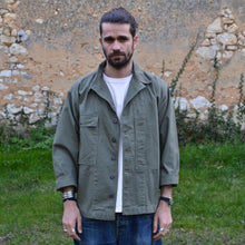 Load image into Gallery viewer, Chemise P43 HBT - Olive Green - Map pocket