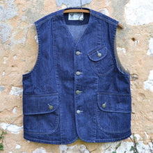 Load image into Gallery viewer, Gilet de chasse - Denim one wash
