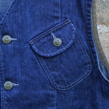 Load image into Gallery viewer, Gilet de chasse - Denim one wash