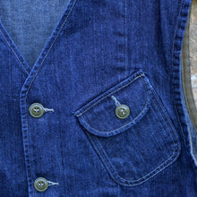 Load image into Gallery viewer, Gilet de chasse - Denim one wash