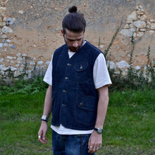 Load image into Gallery viewer, Gilet de chasse - Denim one wash