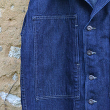 Load image into Gallery viewer, Chemise P43 10,5oz denim one wash -mod1937 work pockets