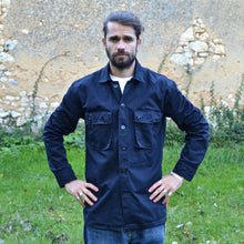 Load image into Gallery viewer, Chemise CISO Twill bleu marine grand teint