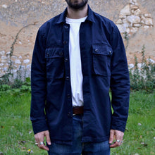 Load image into Gallery viewer, Chemise CISO Twill bleu marine grand teint