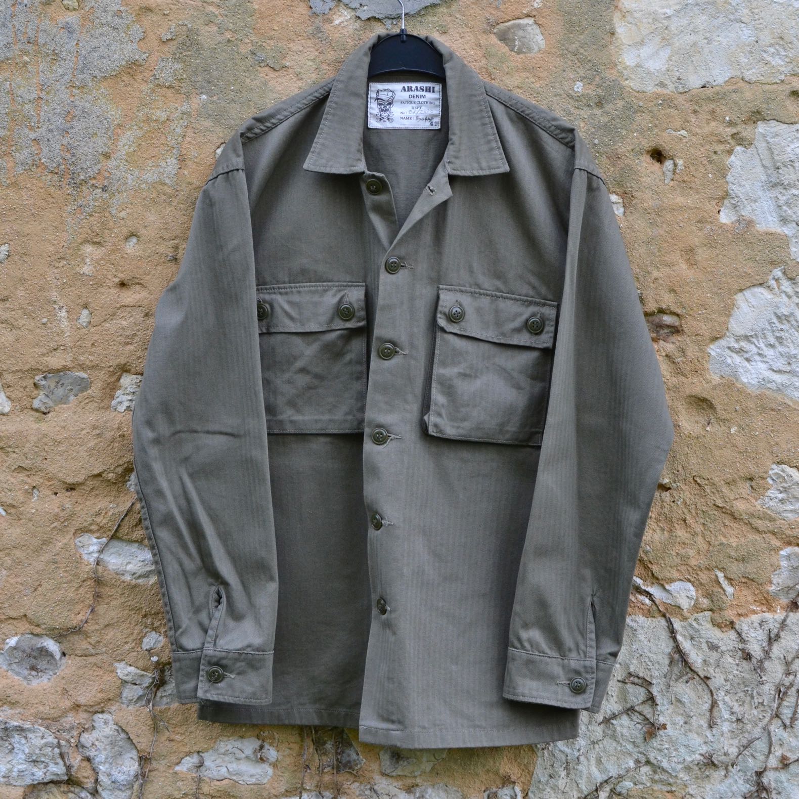 Chemise CISO HBT – Olive Green –