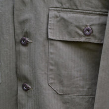 Load image into Gallery viewer, Chemise CISO HBT – Olive Green Utlity pockets – 2020