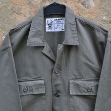Load image into Gallery viewer, Chemise CISO HBT – Olive Green Utlity pockets – 2020