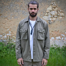 Load image into Gallery viewer, Chemise CISO HBT – Olive Green –