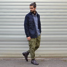 Load image into Gallery viewer, Chemise CISO Twill bleu marine grand teint