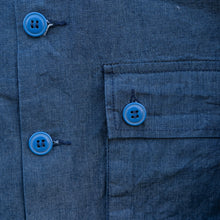 Load image into Gallery viewer, Chemise CISO chambray - Classic pocket - blue stitch &amp; buttons
