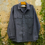 Chemise CISO Utility - Chambray dark navy