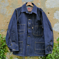 Veste de travail en denim japonais