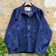 Pull-over Shirt M35 10.5 Oz Denim  - One Wash
