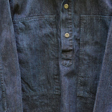 Load image into Gallery viewer, Pull-over Shirt M35 10.5 Oz Denim  - One Wash

