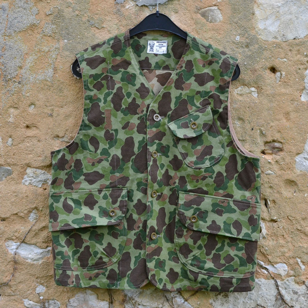 Gilet de chasse - Camo Frogskin japanese fabric